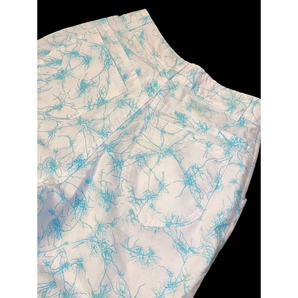 VTG 80s Levi's Sample Pleated High Waist Relaxed Tapered‎ Twill Pants Women's 9 - Picture 8 of 12